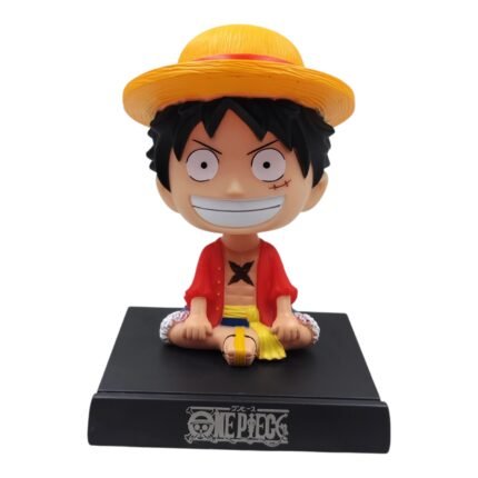 Monkey D.Luffy One Piece Bobblehead with Mobile Holder