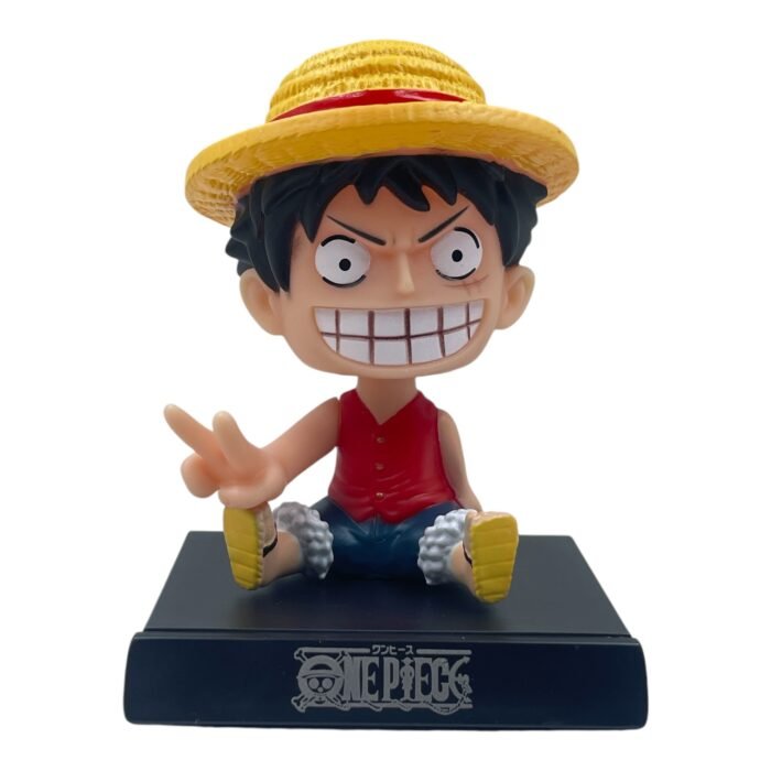 Monkey D.Luffy (Laughing) One Piece Bobblehead with Mobile Holder - Image 1