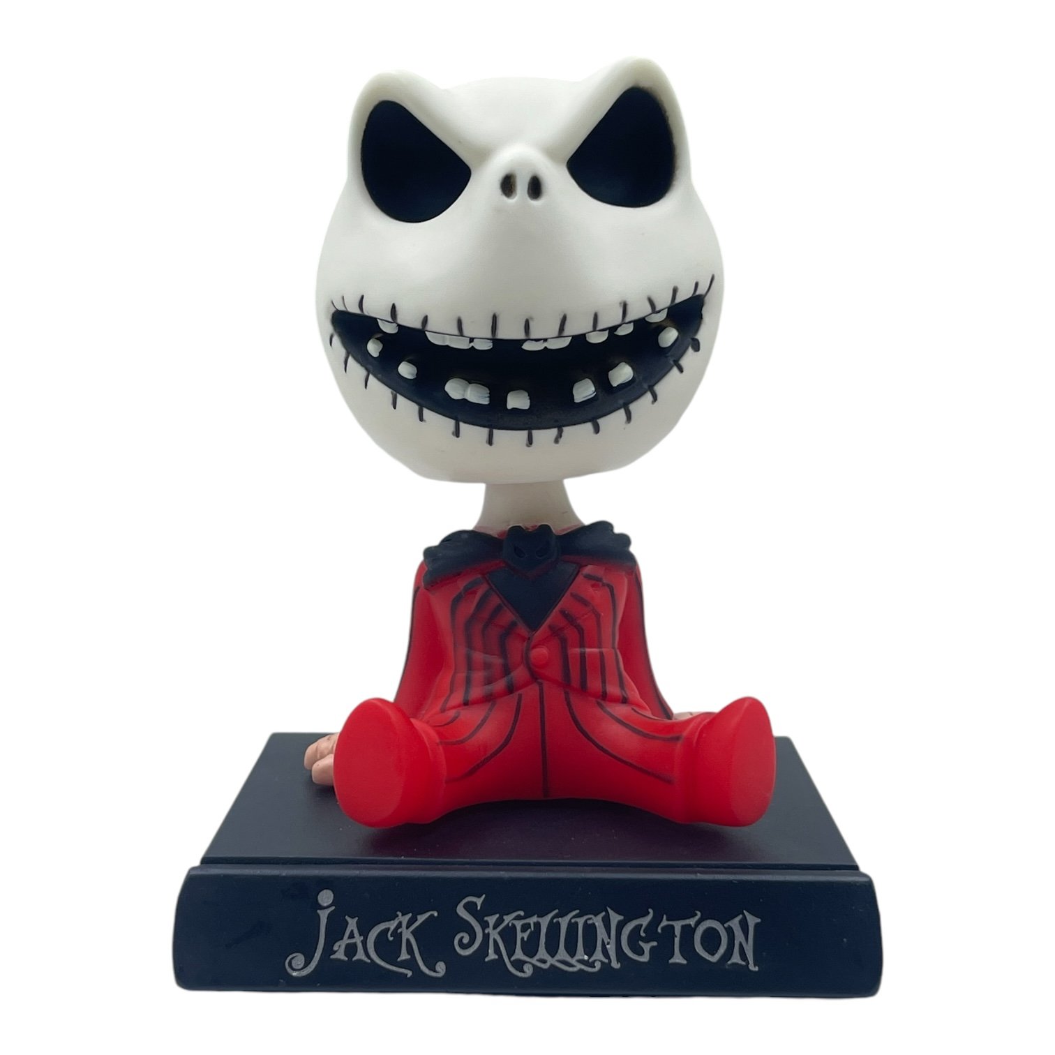 BH-65 Jack Skellington (Red) Bobblehead with Mobile Holder - Image 1