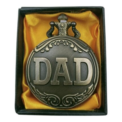 Dad Pocket Watch Metallic Keychain Style 1
