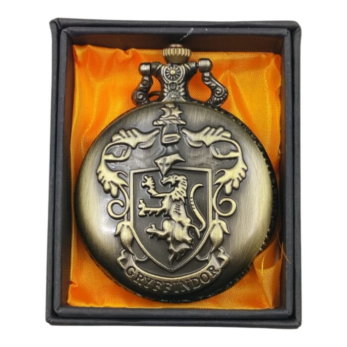 Harry Potter Gryffindor Pocket Watch Metallic Keychain - Image 1