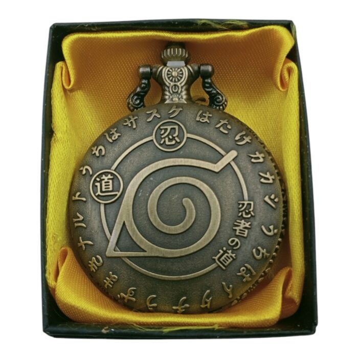 Naruto Pocket Watch Metallic Keychain Style2 - Image 1