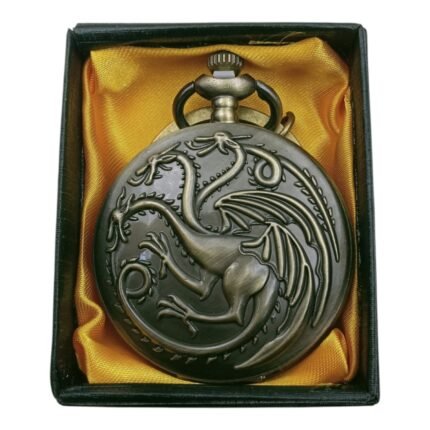 Game of Thrones Pocket Watch Metallic Keychain Style2