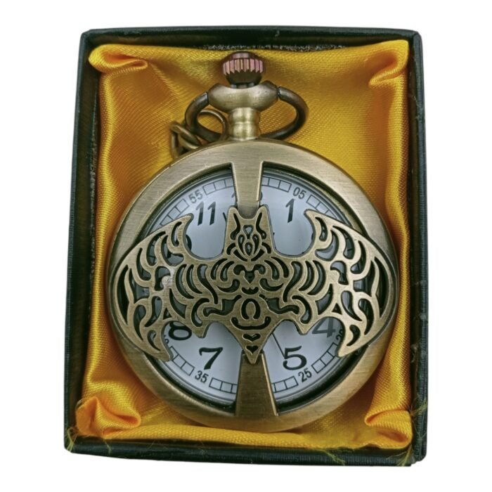 Batman Pocket Watch Metallic Keychain Style1 - Image 1