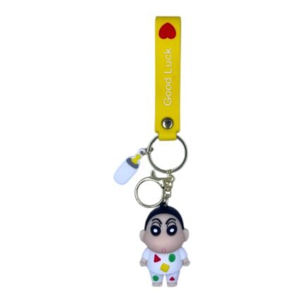 Shinchan 3D Cartoon Character Keychain – Anime Accessory for Bags, Keys, Backpacks (Style2)