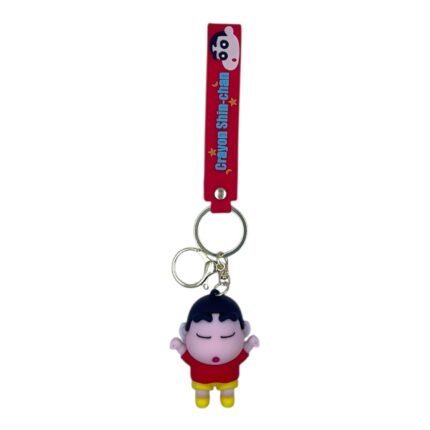Shinchan 3D Cartoon Character Keychain – Anime Accessory for Bags, Keys, Backpacks (Style4)