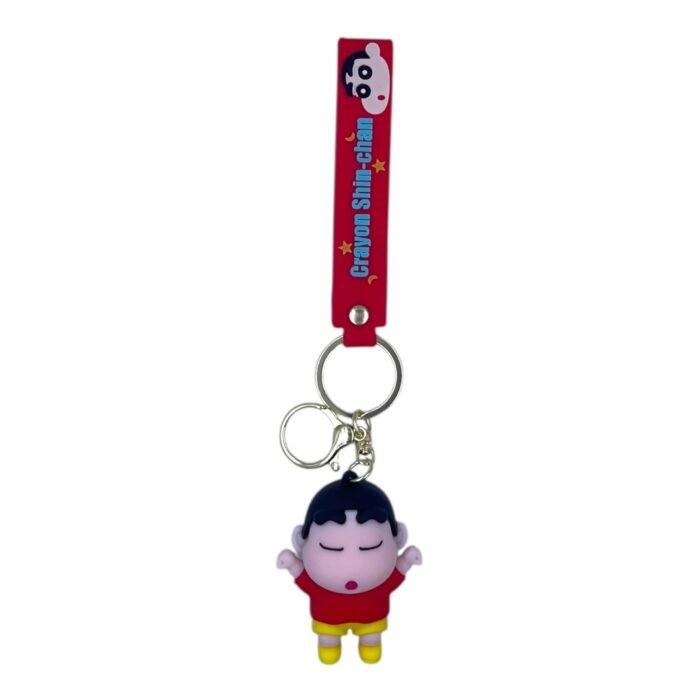 Shinchan 3D Cartoon Character Keychain – Anime Accessory for Bags, Keys, Backpacks (Style4) - Image 1