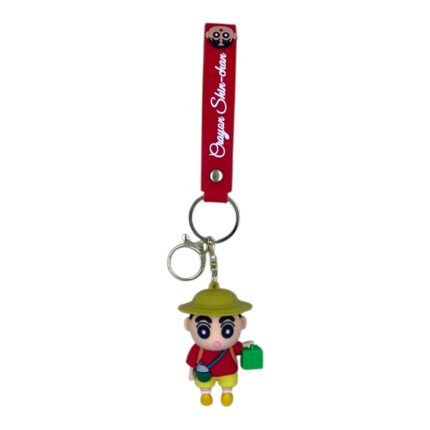 Shinchan 3D Cartoon Character Keychain – Anime Accessory for Bags, Keys, Backpacks (Style6)