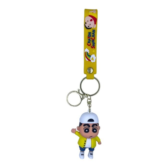 Shinchan 3D Cartoon Character Keychain – Anime Accessory for Bags, Keys, Backpacks (Style10) - Image 1