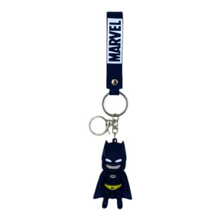 DC Comics 3D Batman Keychain – Anime Accessory for Bags, Keys, Backpacks (Style1)
