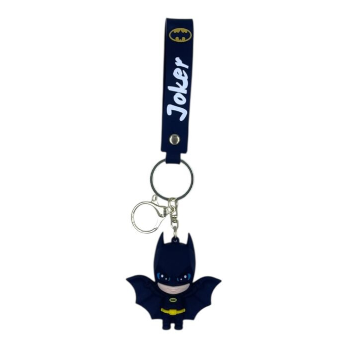 DC Comics 3D Batman Keychain – Anime Accessory for Bags, Keys, Backpacks (Style4) - Image 1