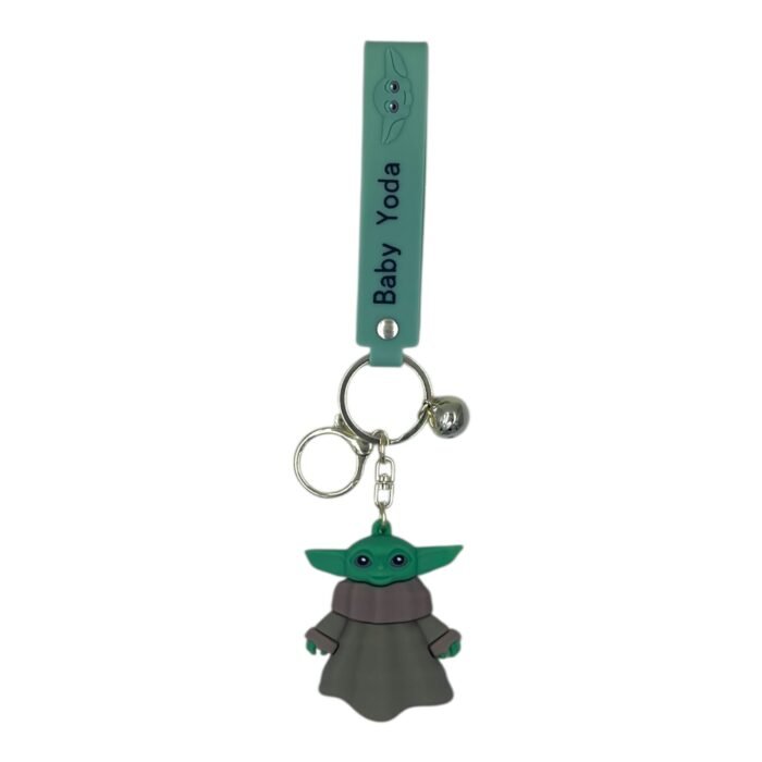 Star Wars 3D Baby Yoda Keychain – Anime Accessory for Bags, Keys, Backpacks (Style1) - Image 1