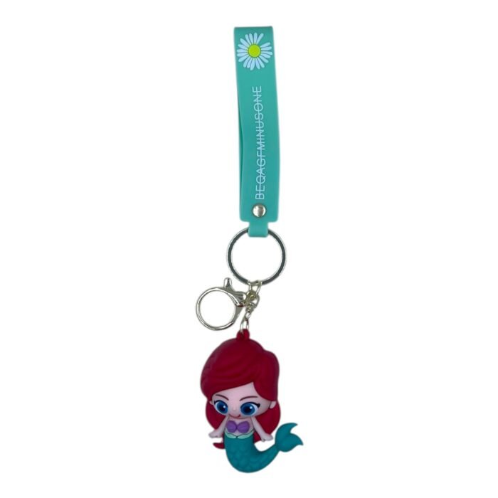 Disney Princess 3D The Little Mermaid Keychain – Anime Accessory for Bags, Keys, Backpacks - Image 1
