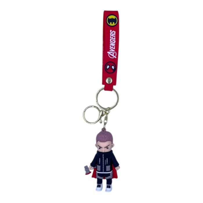 Avengers Thor 3D Keychain – Anime Accessory for Bags, Keys, Backpacks - Image 1