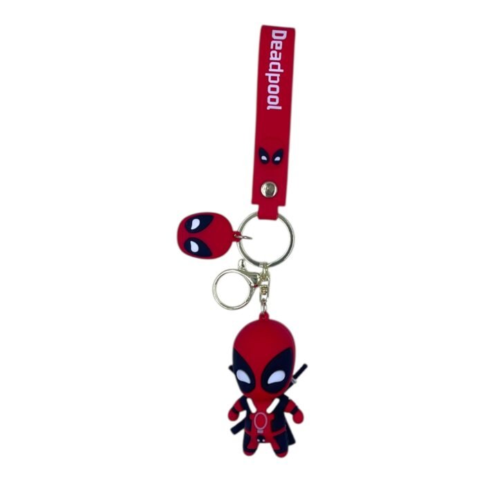 Avengers Deadpool 3D Keychain – Anime Accessory for Bags, Keys, Backpacks (Style1) - Image 1