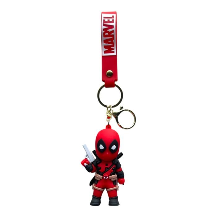 Avengers Deadpool 3D Keychain – Anime Accessory for Bags, Keys, Backpacks (Style2) - Image 1