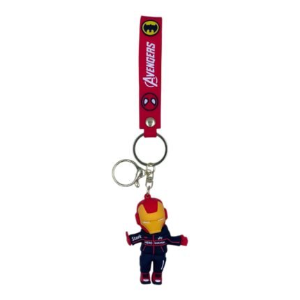 Avengers Ironman 3D Keychain – Anime Accessory for Bags, Keys, Backpacks
