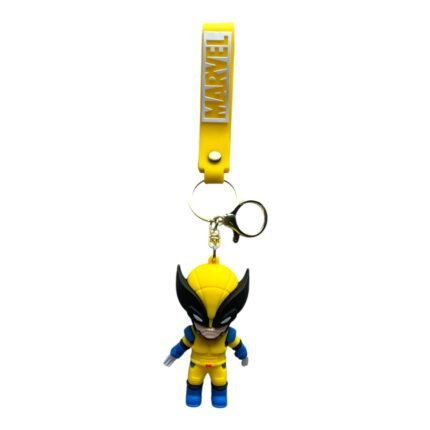 Marvel 3D Wolverine Keychain – Anime Accessory for Bags, Keys, Backpacks
