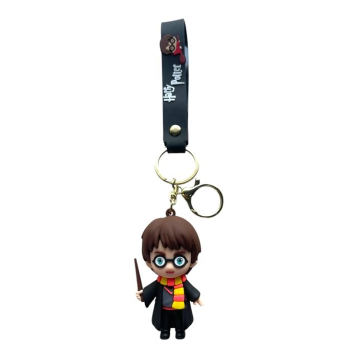 Harry Potter With Magic Wand 3D Harry Potter Keychain – Anime Accessory for Bags, Keys, Backpacks (Style2) - Image 1