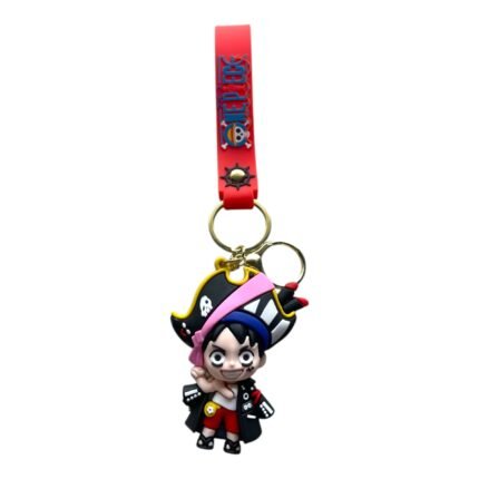 One Piece Anime 3D Luffy Keychain – Anime Accessory for Bags, Keys, Backpacks (Style3)