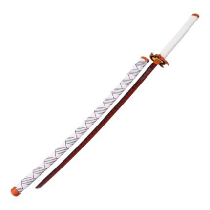 Demon Slayer Anime Rengoku Kyojuro 104 cm Wooden Katana Sword