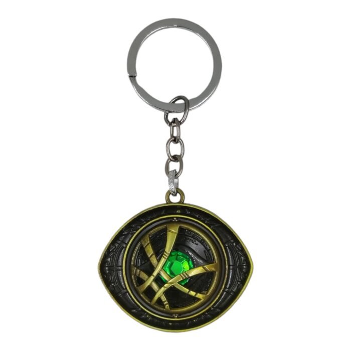 Doctor Strange Eye Revolving Metallic Keychain (Golden) - Image 1