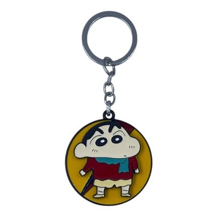 Shinchan Spinning Metallic Keychain (Design 3)