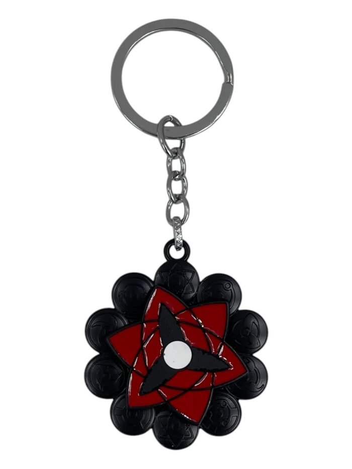Anime Naruto Spinning Metallic Keychain (Design 11) - Image 1