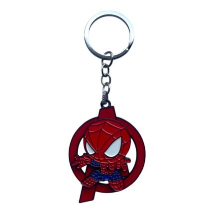 Spiderman Spinning Metallic Keychain (Design 4)