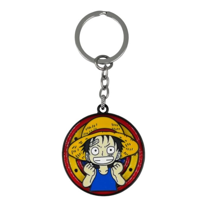 OnePiece Luffy Spinning Metallic Keychain (Design 2) - Image 1