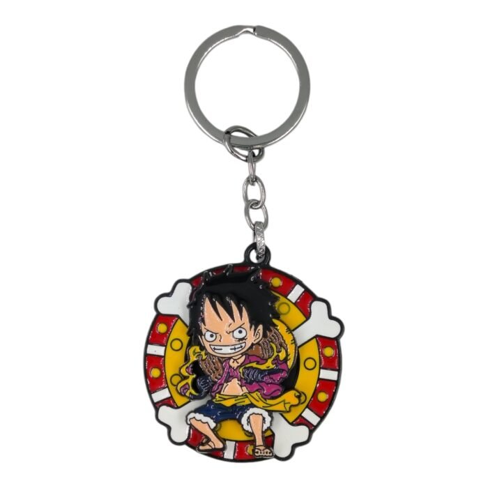 OnePiece Luffy Spinning Metallic Keychain (Design 3) - Image 1