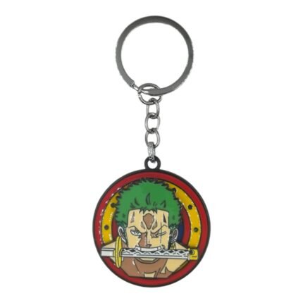 OnePiece Zoro Spinning Metallic Keychain (Design 3)