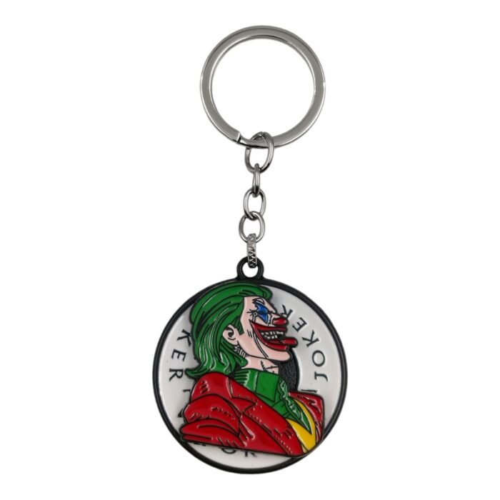 Joker Spinning Metallic Keychain - Image 1