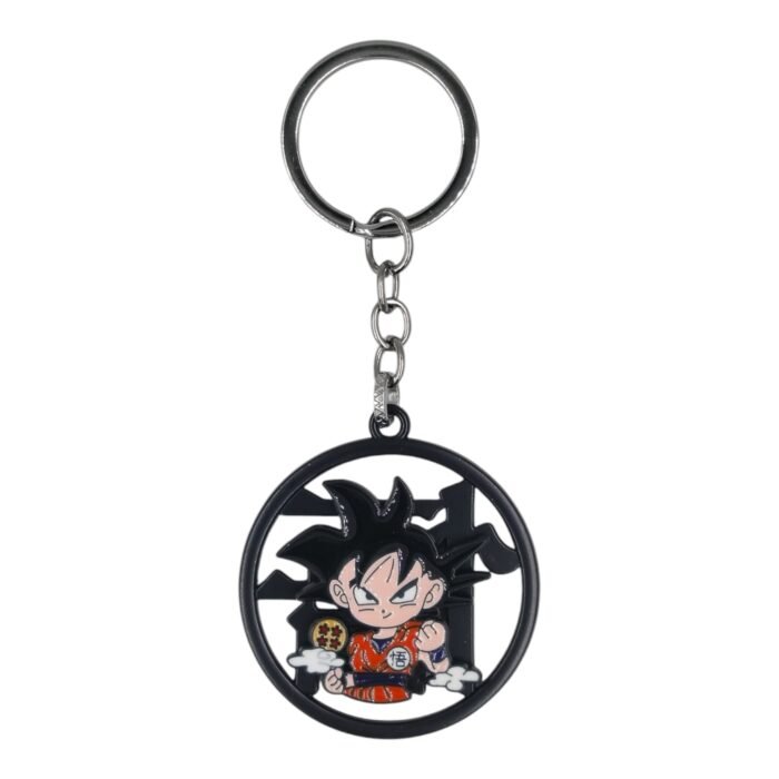 DragonBallz Goku Spinning Metallic Keychain - Image 1