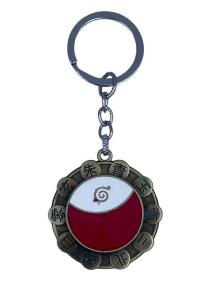 Anime Naruto Spinning Metallic Keychain (Design 10)