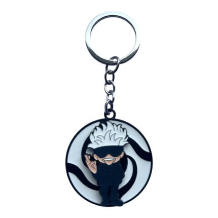 Jujutsu Kaisen Gojo Satoru Anime Spinning Metallic Keychain (Design 3)