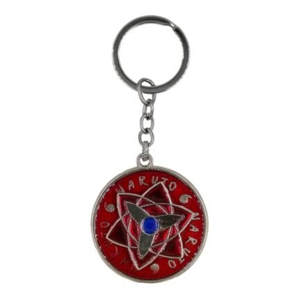 Anime Naruto Sharingan Spinning Metallic Keychain (Design 1)