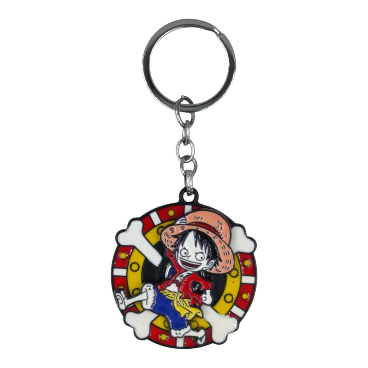 SK-39 OnePiece Luffy Spinning Metallic Keychain (Design 6) - Image 1