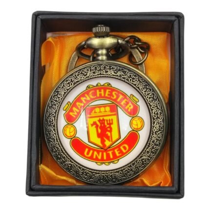 Manchester Pocket Watch Metallic Keychain