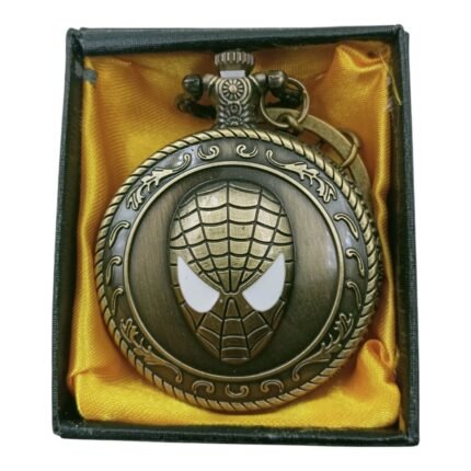 Spiderman Pocket Watch Metallic Keychain Style1 - PW-33
