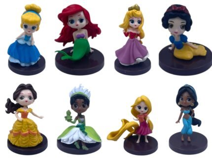 Princess Doll Set of 8 Action Figures 5-8cm - S106