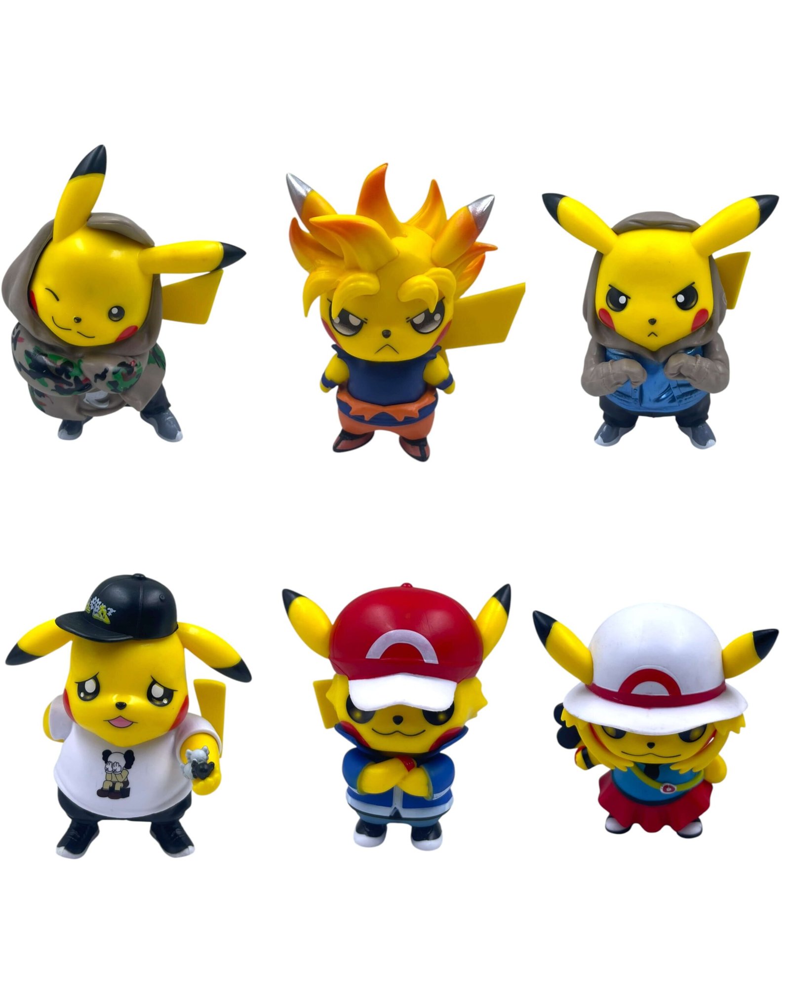 S15 Pikachu Set of 6 Action Figures 10cm - S15 - Image 1
