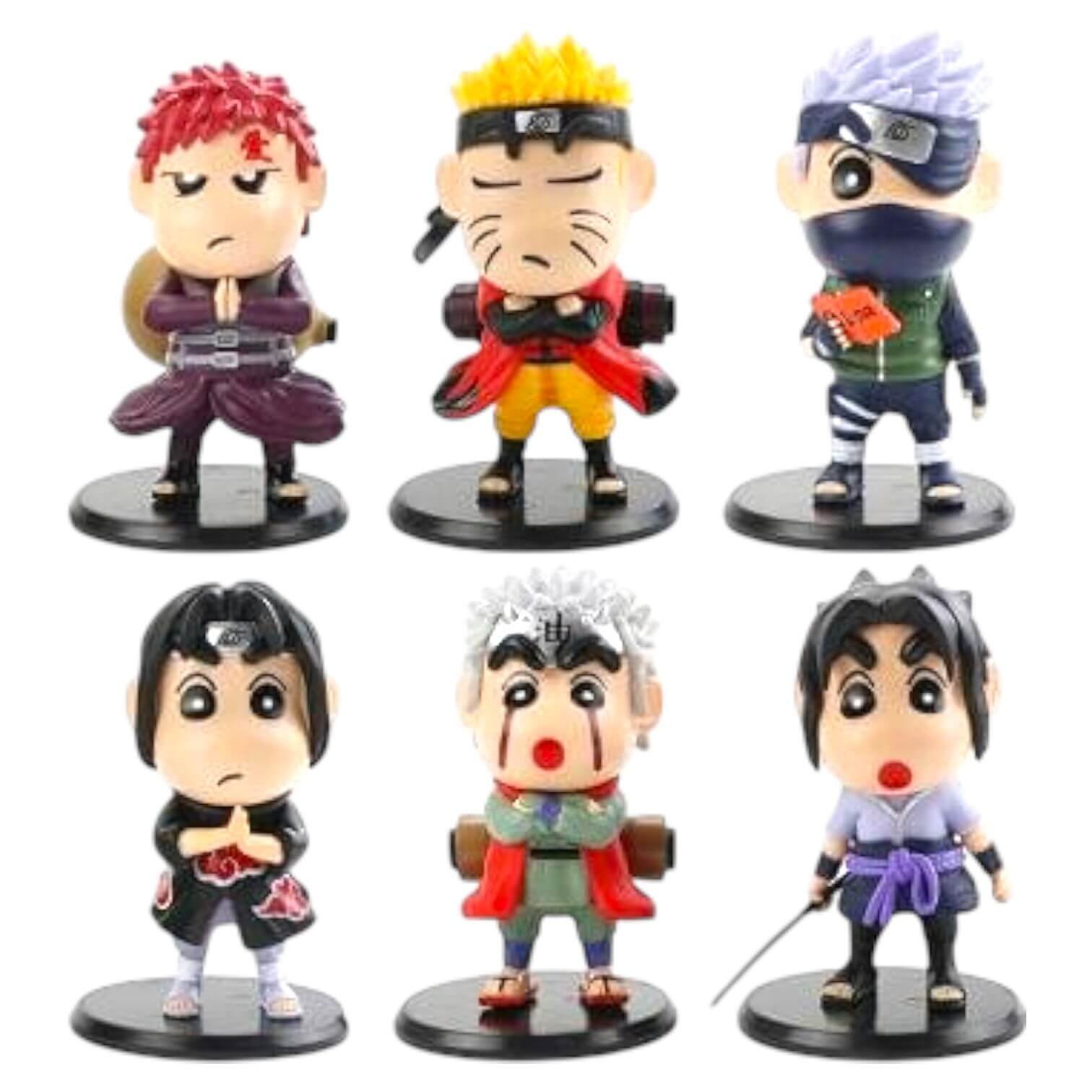 S17 Shinchan Set of 6 Action Figures 12cm - S17 - Image 1