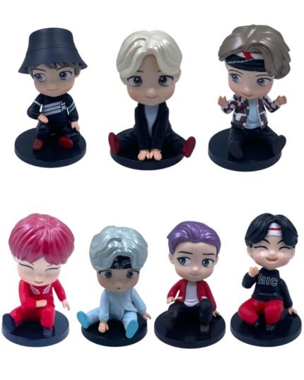 BTS Set of 7 Action Figures 7cm Style 3 - S44