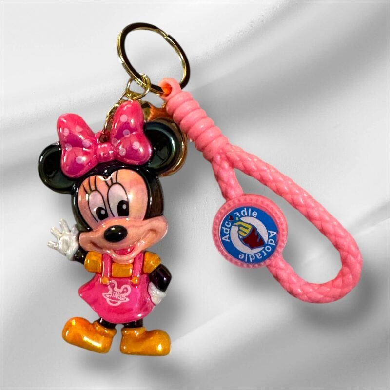 Mickey Mouse Keychain | PVC 3D Keychain | Cartoon Keychain | Disney Keychain | Kids Keychain | Shinning Keychain | Premium Keychain | Bag Charm | Key Ring | Gift Item
