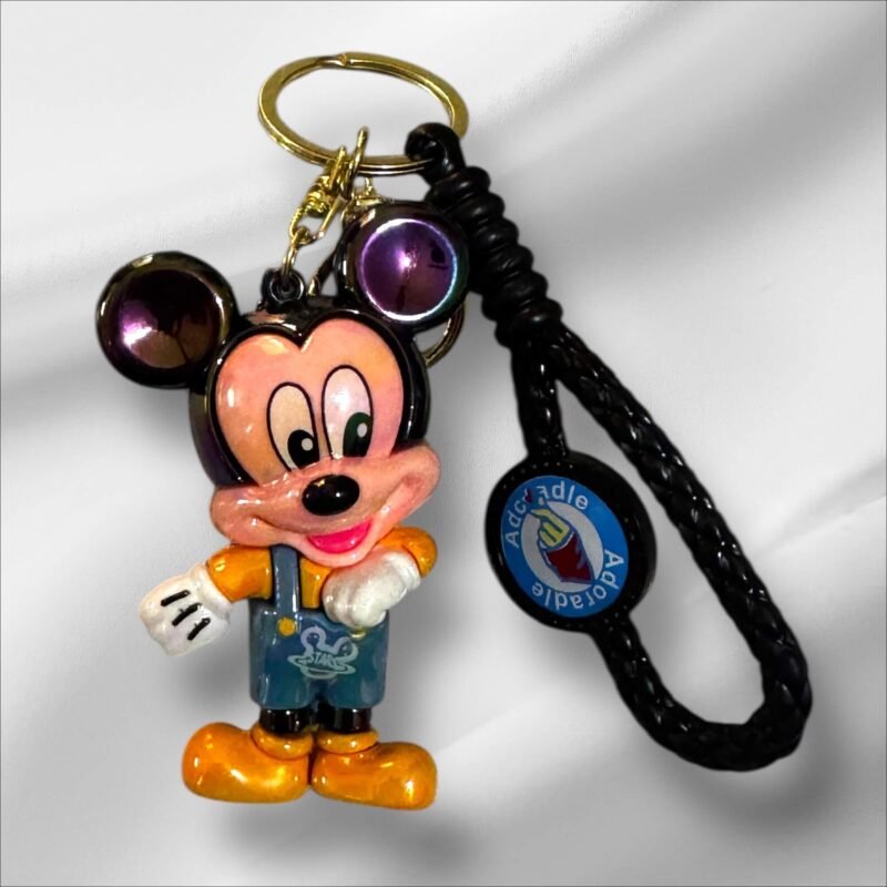 Mickey Keychain | Minnie Keychain | Disney 3D Keychain | PVC Keychain | Shining Keychain | Cartoon Keyring | Premium Keychain | Bag Charm | Kids Gift | Collectible Keychain