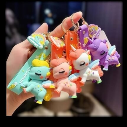 Unicorn 3D Rubber Keychain | 3d rubber keychain | cute keychain | kids keychain | kawaii accessory | bag charm | cartoon keychain | gift keychain | wholesale keychain