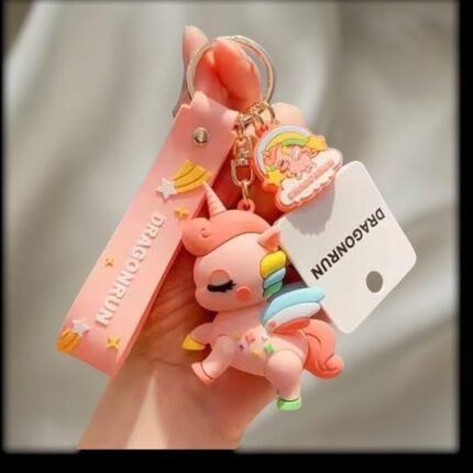 unicorn keychain | pink unicorn keychain | 3d rubber keychain | cute keychain | kids keychain | kawaii accessory | bag charm | cartoon keychain | gift keychain | wholesale keychain