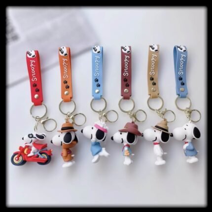 Snoopy Keychain | 3D Rubber Keychain | Cartoon Keychain | Cute Keychain | Kids Keychain | Anime Keychain | Bag Charm | Rubber Keyring | Gift Keychain | Wholesale Keychain