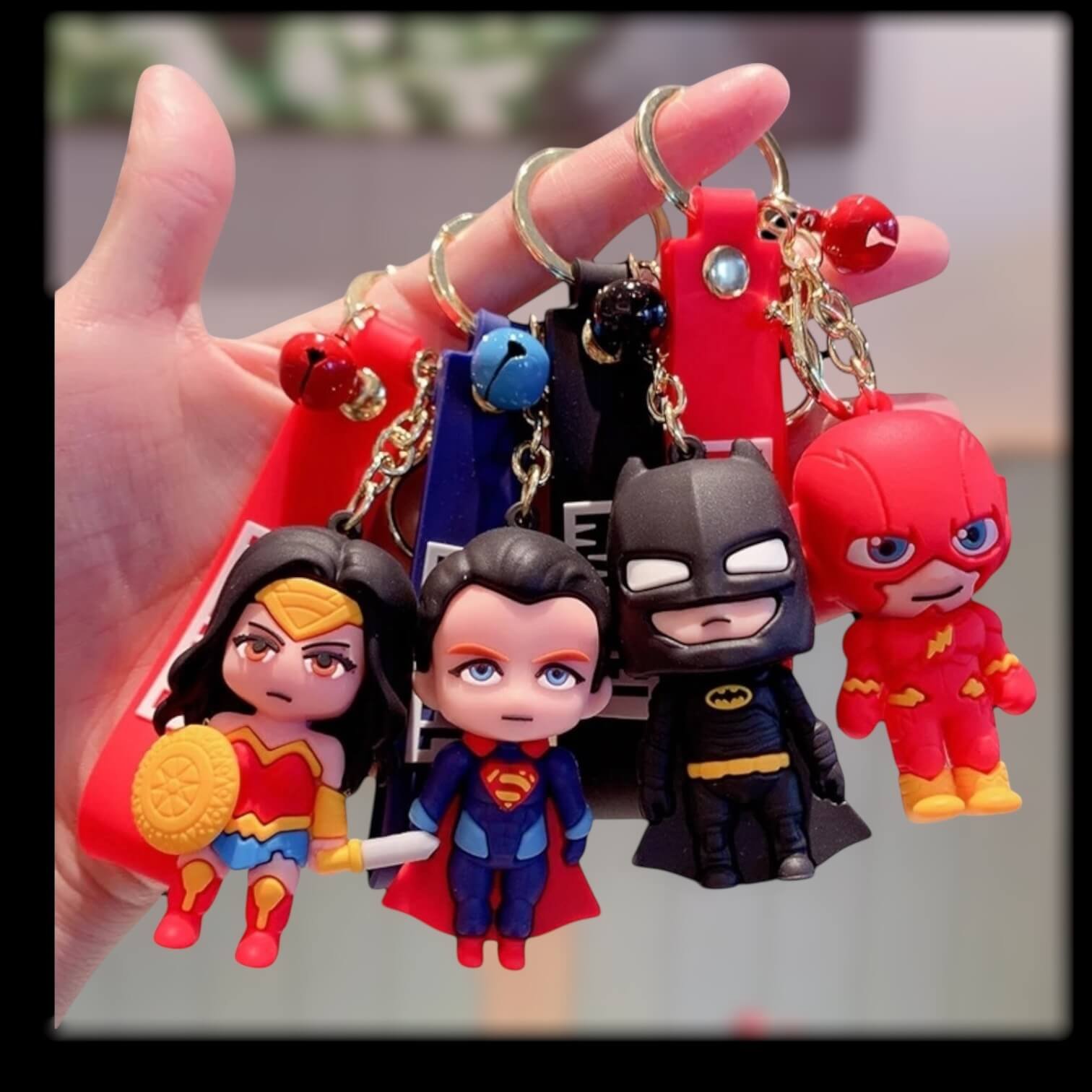 DC Comics Keychain | 3D Rubber Keychain | Superhero Keychain | DC Comics Keychain | 3D Rubber Keychain | Superhero Keychain | DC Merchandise | Cartoon Keychain | Rubber Keyring | Fan Collection | Bag Charm | Comic Gift | thewholesalestreet